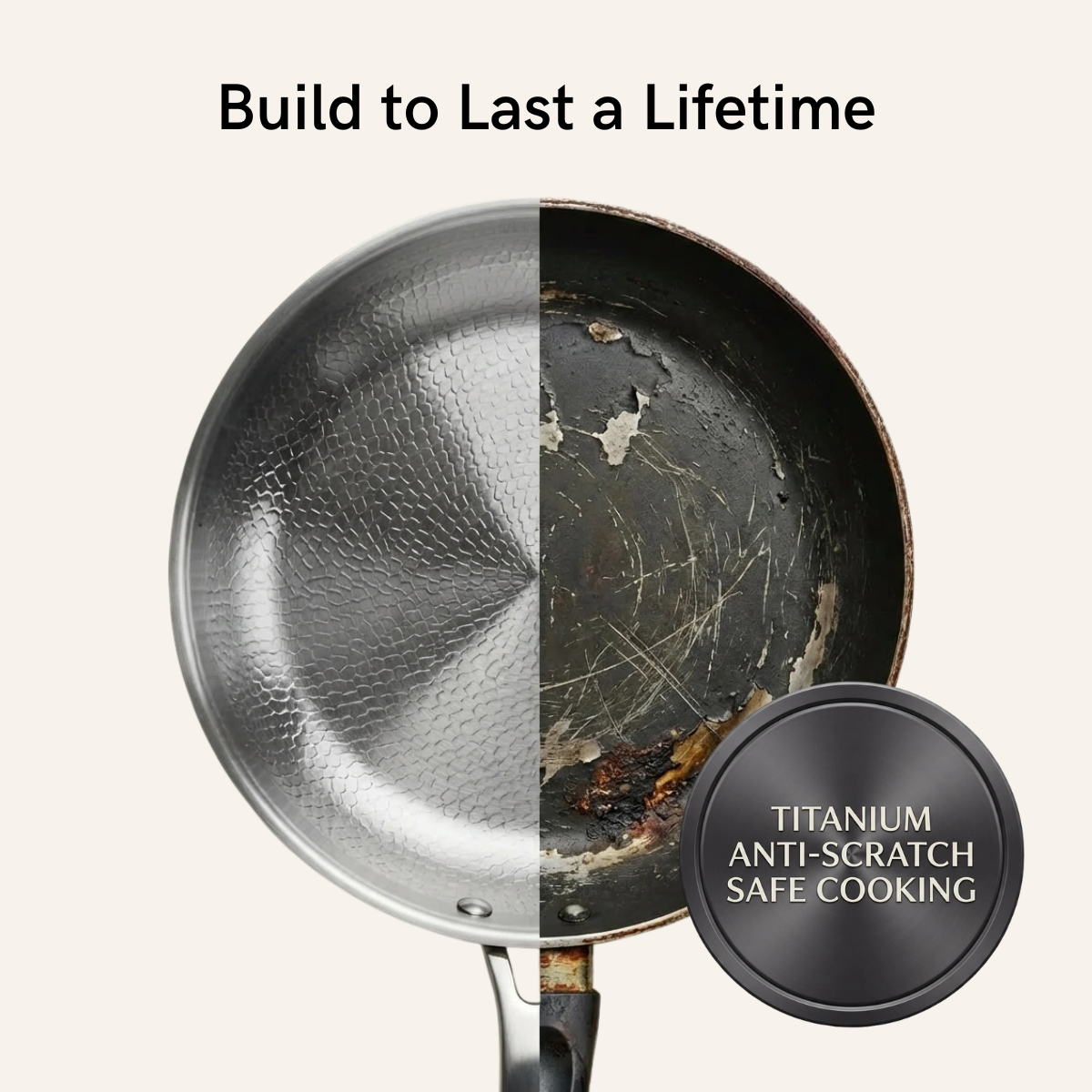 Harrison Titanium Hammered Pan